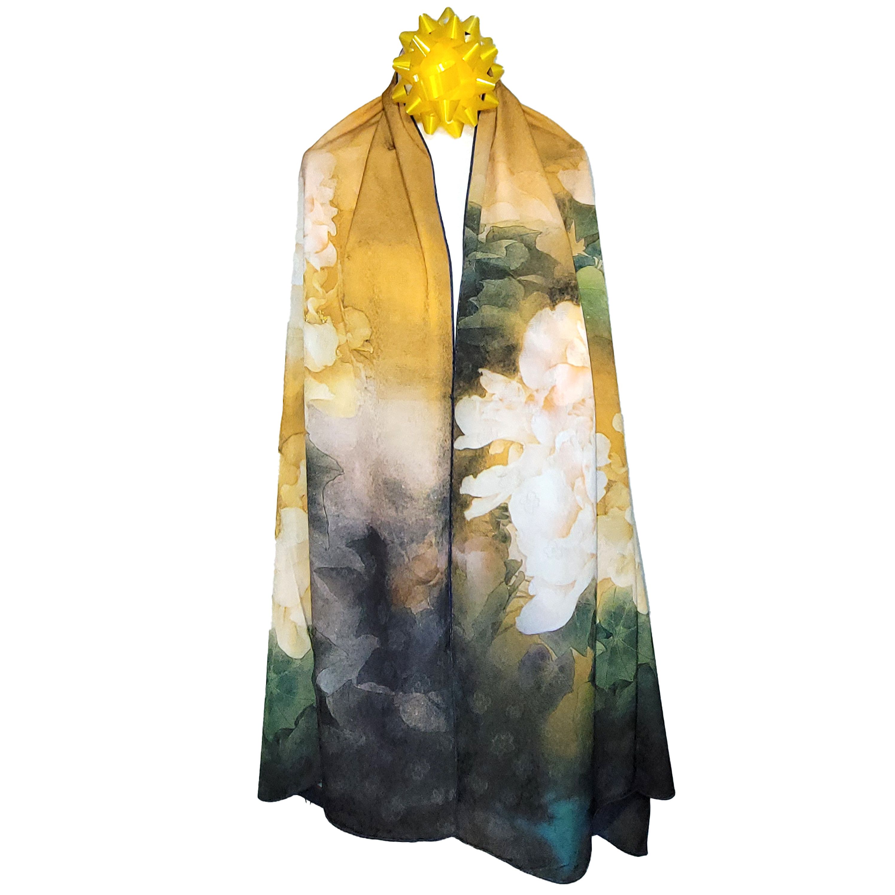 Other Double-Sided Silk Scarf 27"x70" Long Rectangle Wrap 3326 Size ONE SIZE - 5 Thumbnail