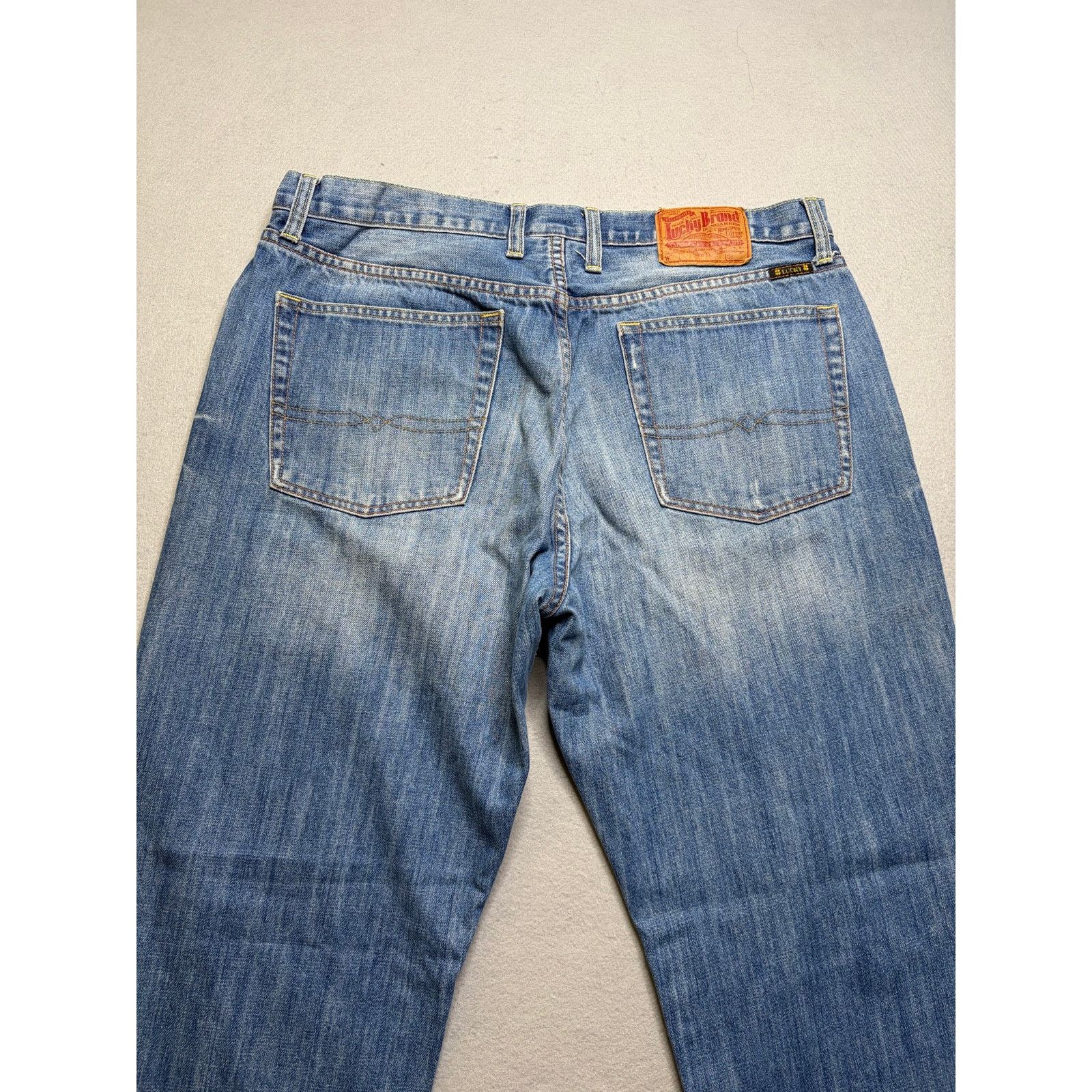 Lucky Brand Lucky Brand Sweet N Low Men’s Wide Leg Jeans Size 36 Y2K Size US 36 / EU 52 - 5 Thumbnail
