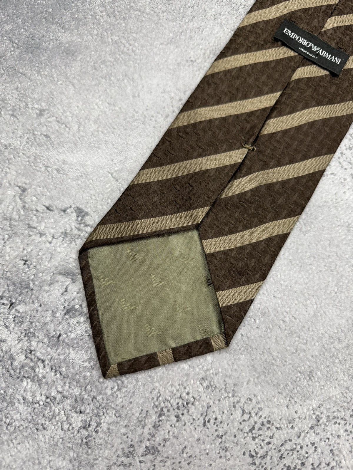 Emporio Armani Emporio Armani Tie Silk Luxury Streetwear Hype Made In Italy Size ONE SIZE - 6 Thumbnail