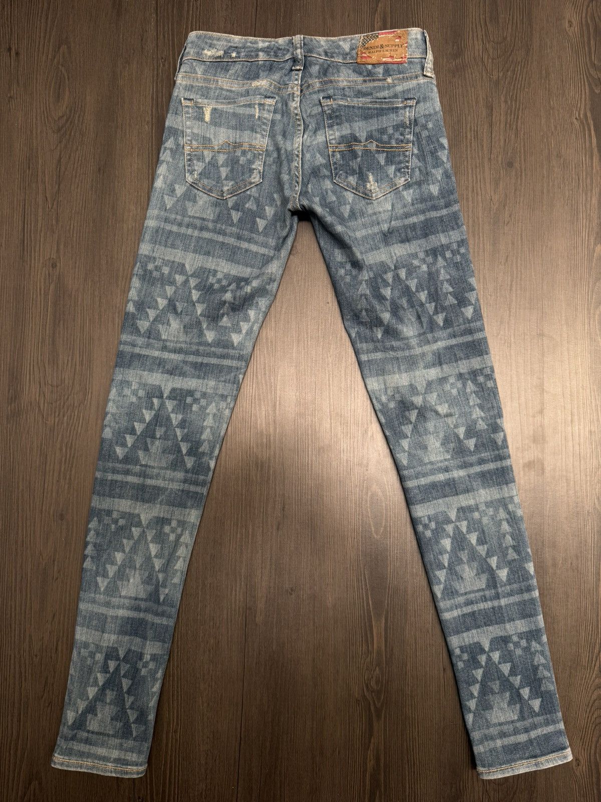 Denim & Supply Ralph Lauren Denim & Supply Ralph Lauren Navajo Tribal Aztec Skinny Jeans Size 28" / US 6 / IT 42 - 2 Thumbnail