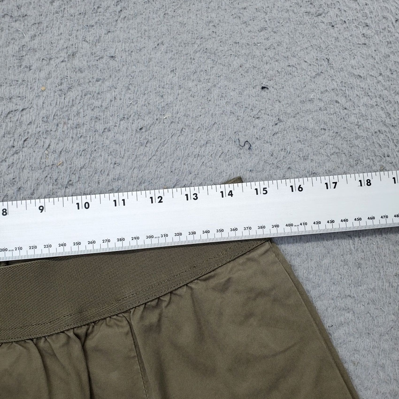 J.Crew J.CREW A-Line Skirt Womens Size 10 Green Pleated Front Stretch Waistband Pull On Shor t Green Womens Size 10 Pre-owned Skirt Size 32" / US 10 / IT 46 - 4 Thumbnail