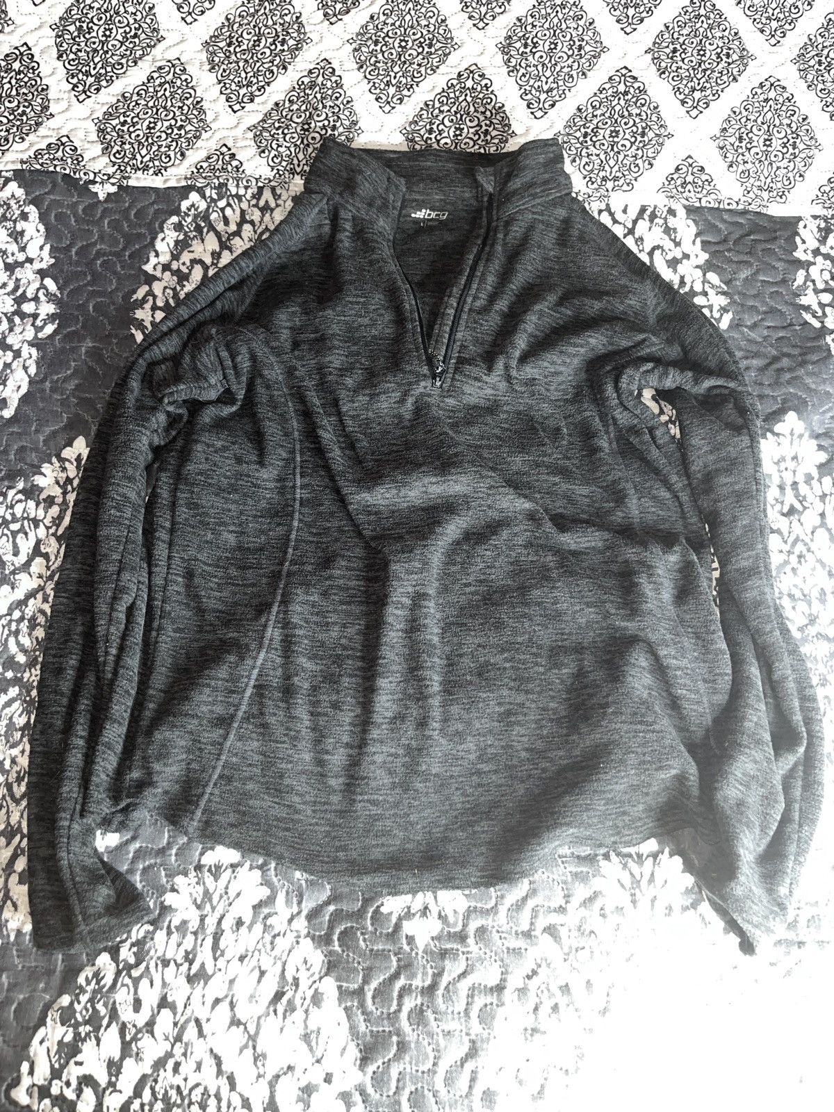 Other BCG Grey Heathered Quarter-Zip Pullover L Size US XL / EU 56 / 4 - 1 Thumbnail