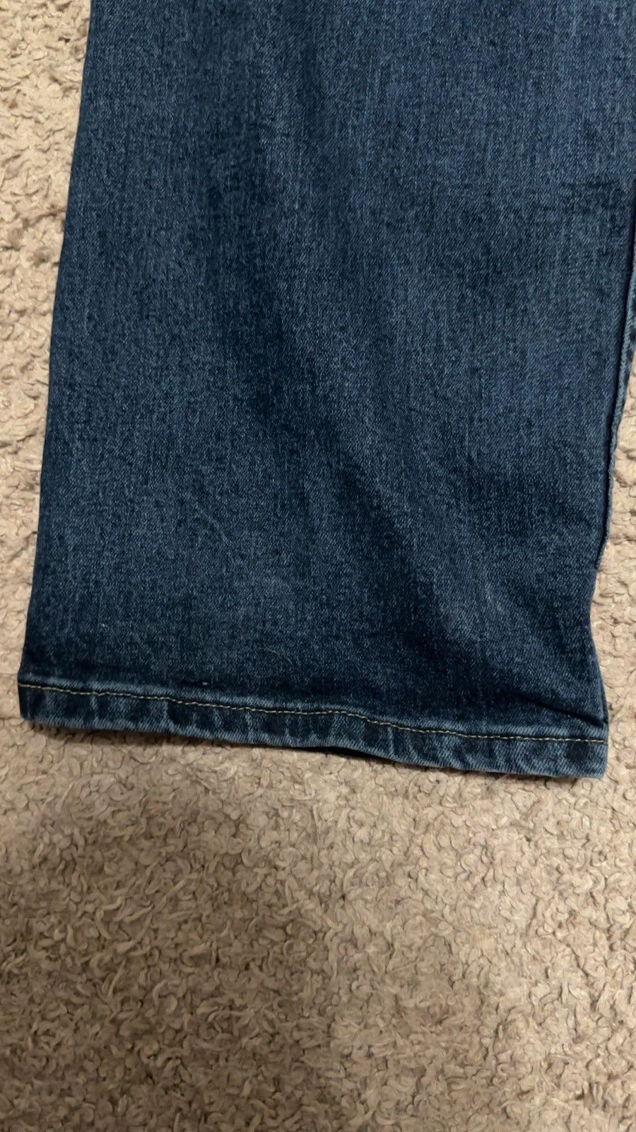 Vintage × Wrangler Wrangler blue vintage baggy jeans 36x38 retro used Size US 38 / EU 54 - 6 Thumbnail