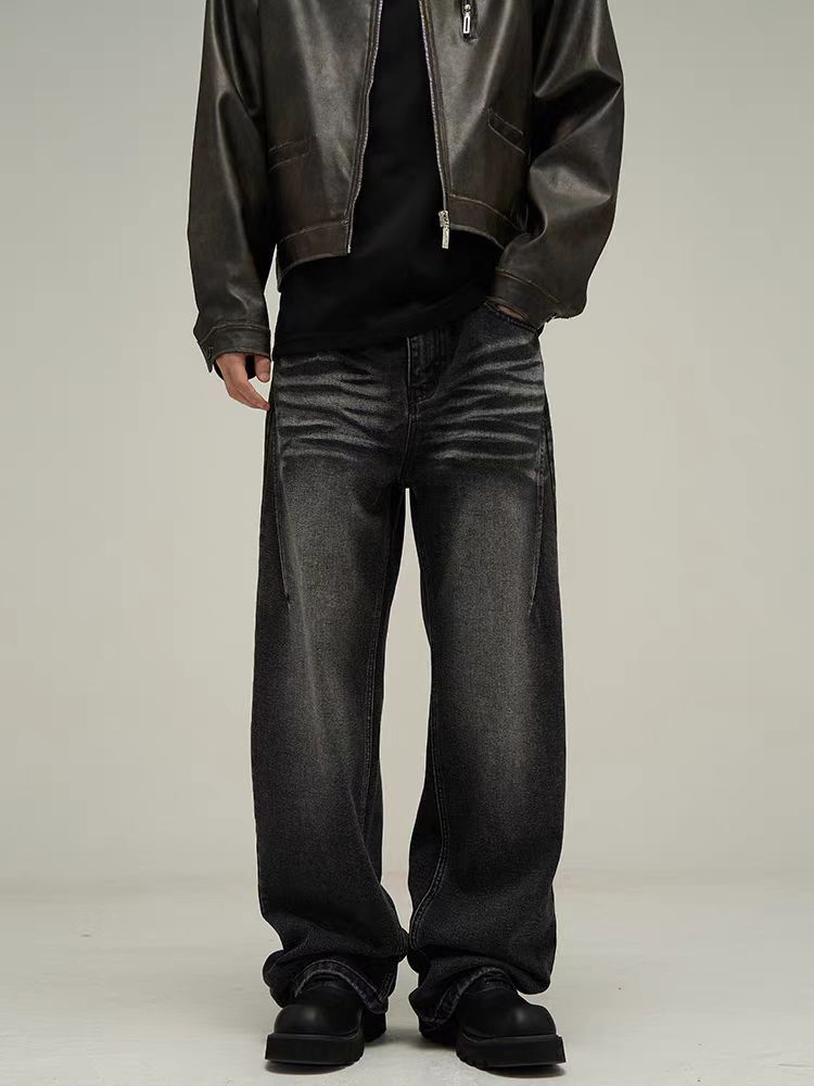 Japanese Brand × Jean Vintage street baggy wide leg jeans Size US 34 / EU 50 - 3 Thumbnail
