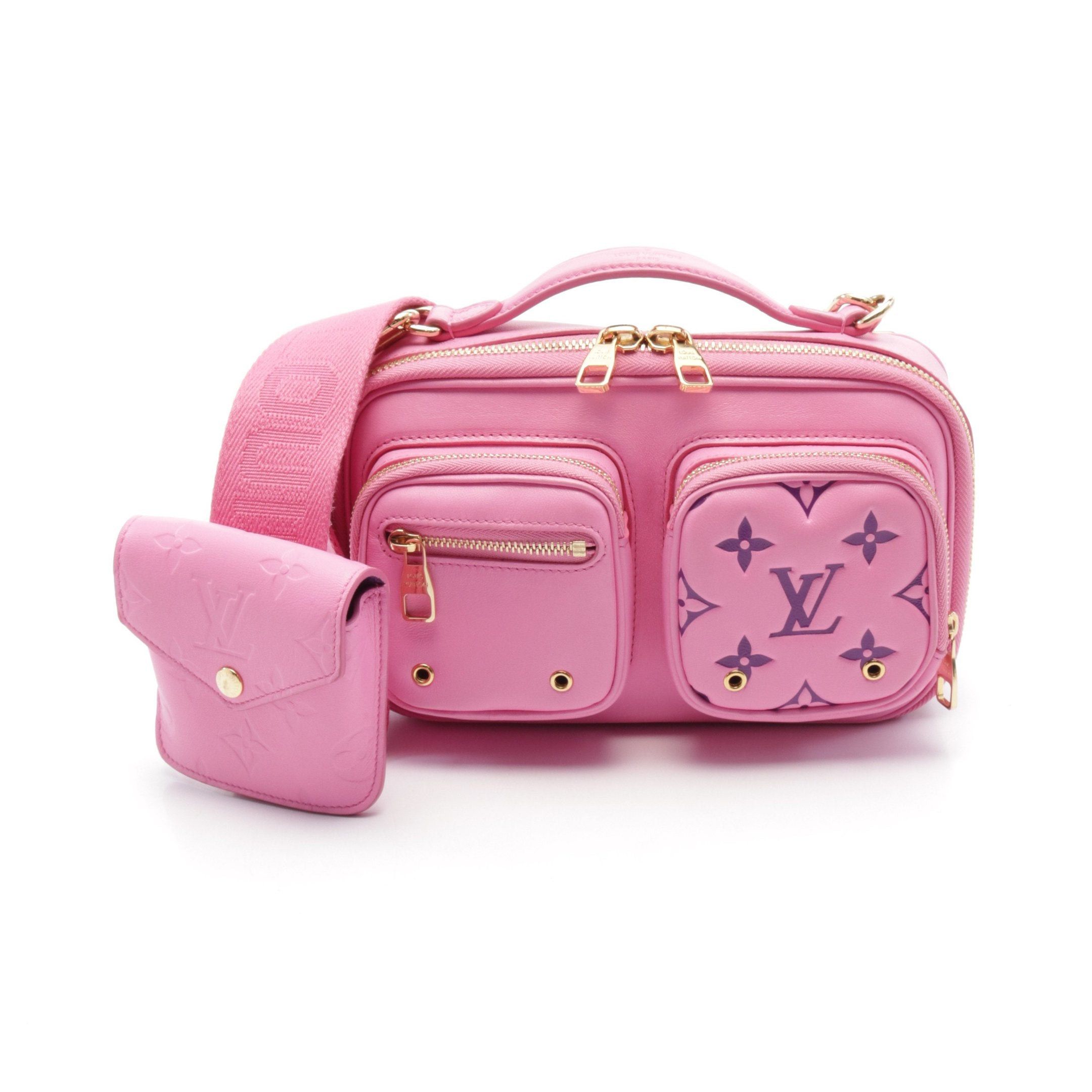 Louis Vuitton Louis Vuitton Utility Crossbody Rose Handbag Leather Pink Purple Size ONE SIZE - 1 Thumbnail
