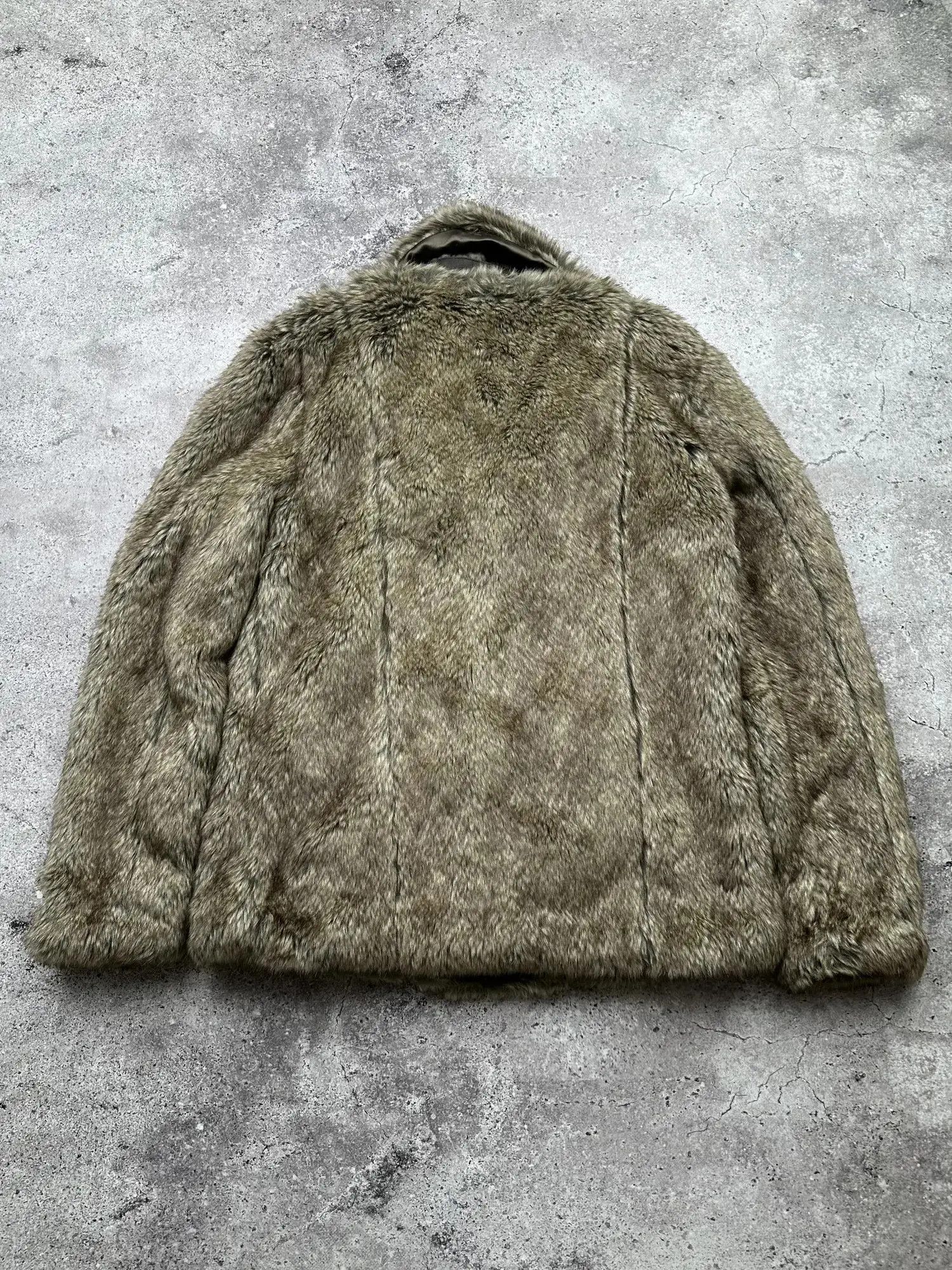 Vintage Vintage Faux Fur Coat C386(V112) Size S / US 4 / IT 40 - 6 Thumbnail