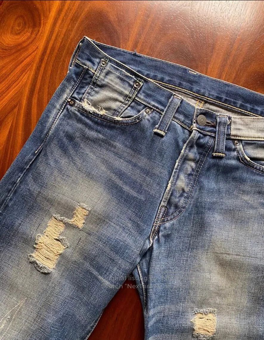Levi's Vintage Clothing levis vintage clothing distressed jeans size w31. Size US 31 - 3 Thumbnail