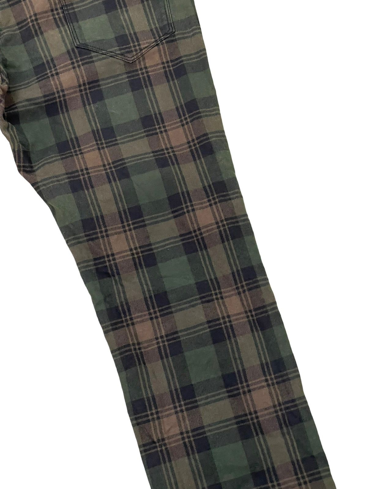 Japanese Brand Slim Check Pant Rageblue Stretch 7🟦0 Size US 33 - 5 Thumbnail