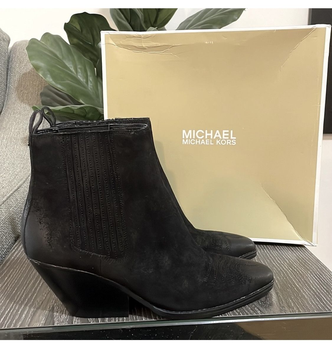 Michael Kors Michael Kors Sinclair Ankle Boots Size US 7.5 / IT 37.5 - 4 Thumbnail