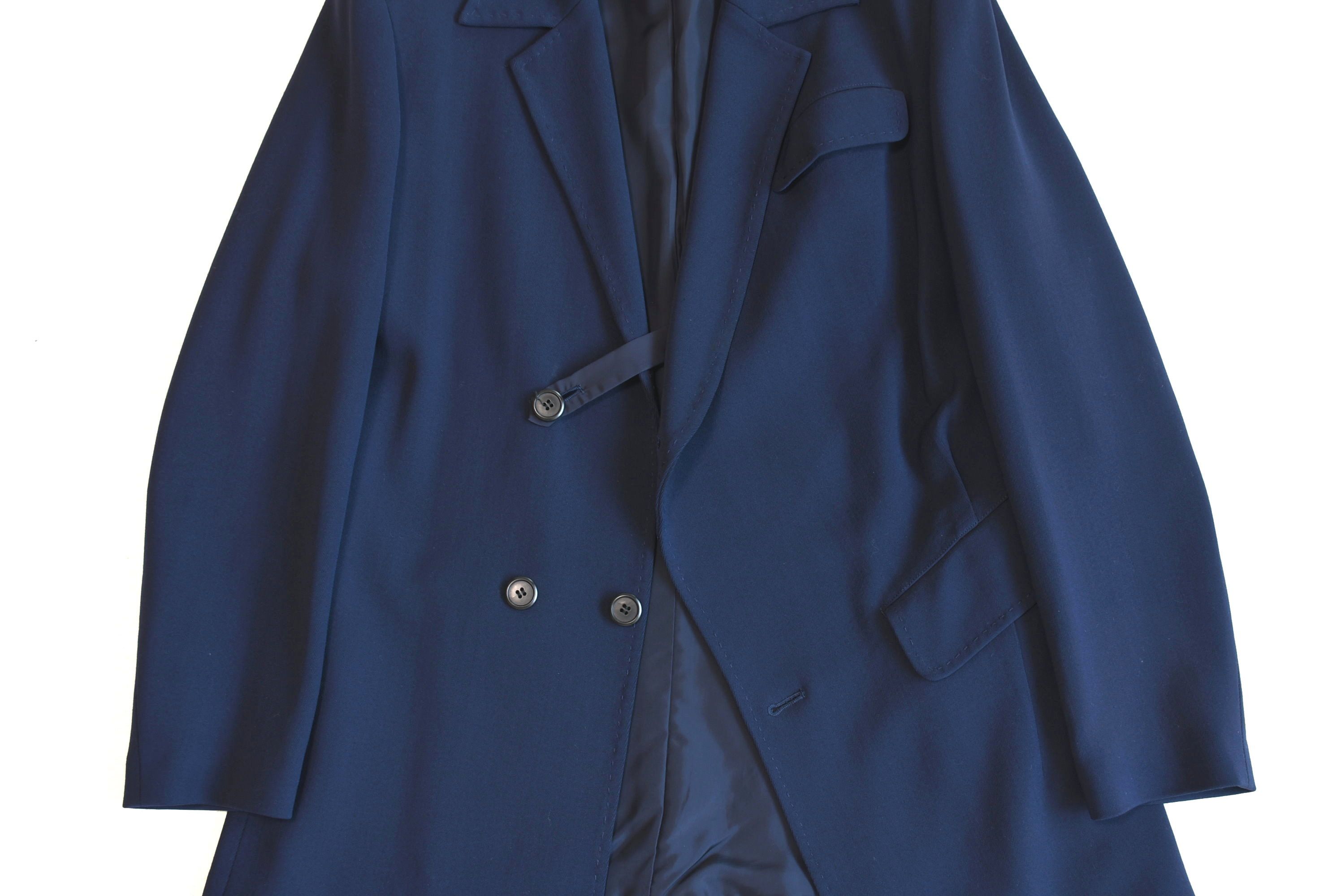Y's Y's Yohji Yamamoto Asymmetric Stretch Blazer Navy Size US S / EU 44-46 / 1 - 6 Thumbnail