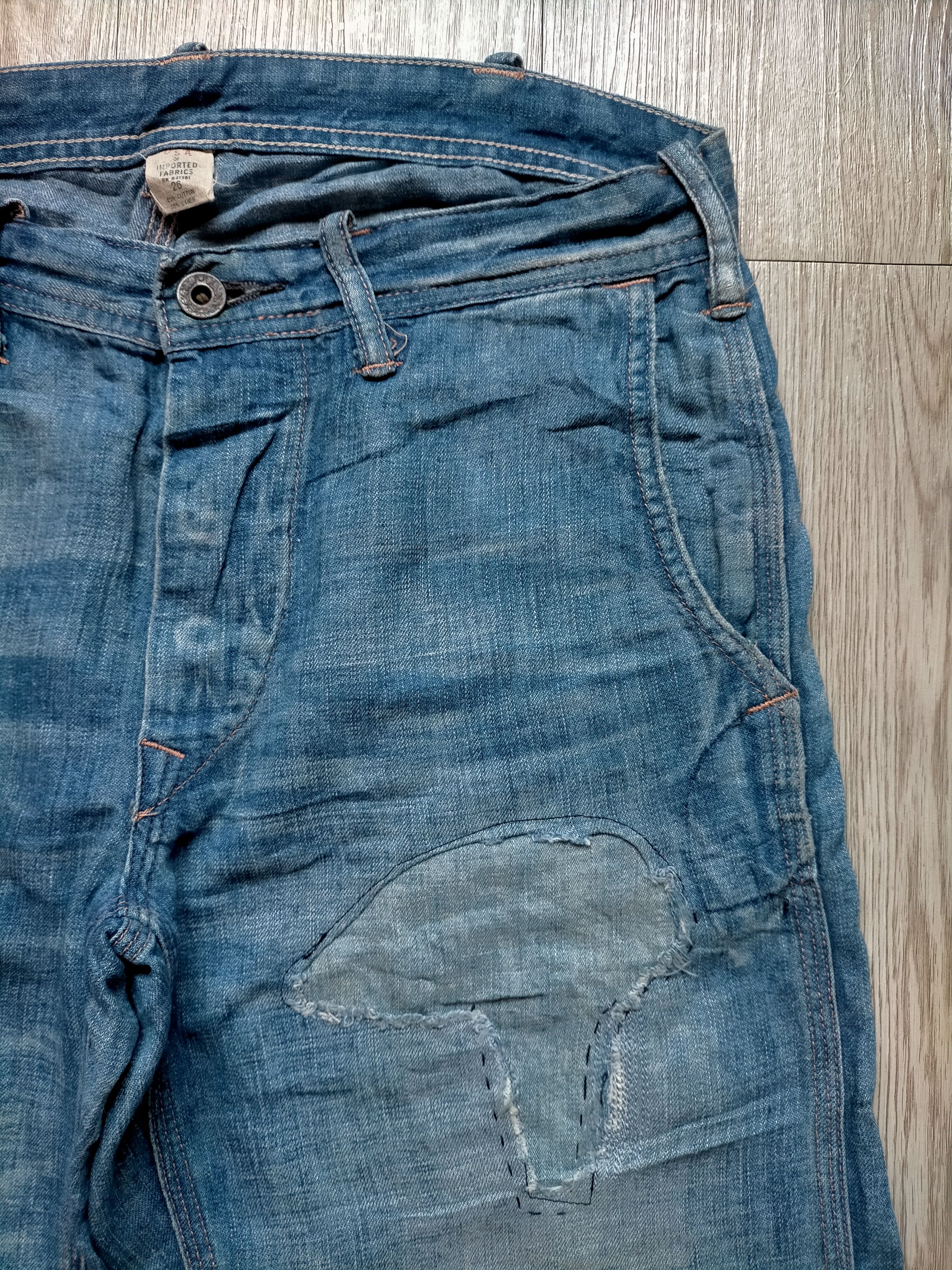 RRL Ralph Lauren ⚡Double RL Patchwork Carpenter Jeans Size US 31 - 6 Thumbnail