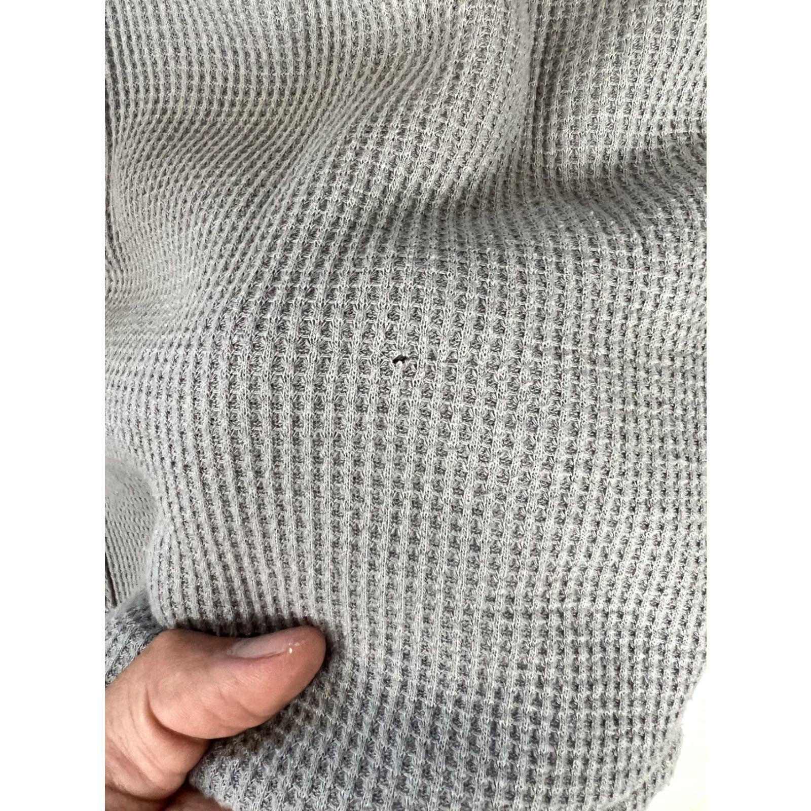 O'Neill VINTAGE? No. O'Neill Jacket Mens M Gray Sherpa Lined Snap Front Waffle Fleece Shacket Size US M / EU 48-50 / 2 - 4 Thumbnail