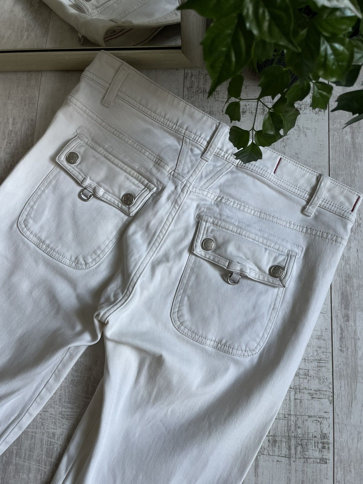Marithe + Francois Girbaud Marithe Francois Girbaud Biker Denim Jeans Clasp Lighter Vtg Size 28" / US 6 / IT 42 - 12 Thumbnail