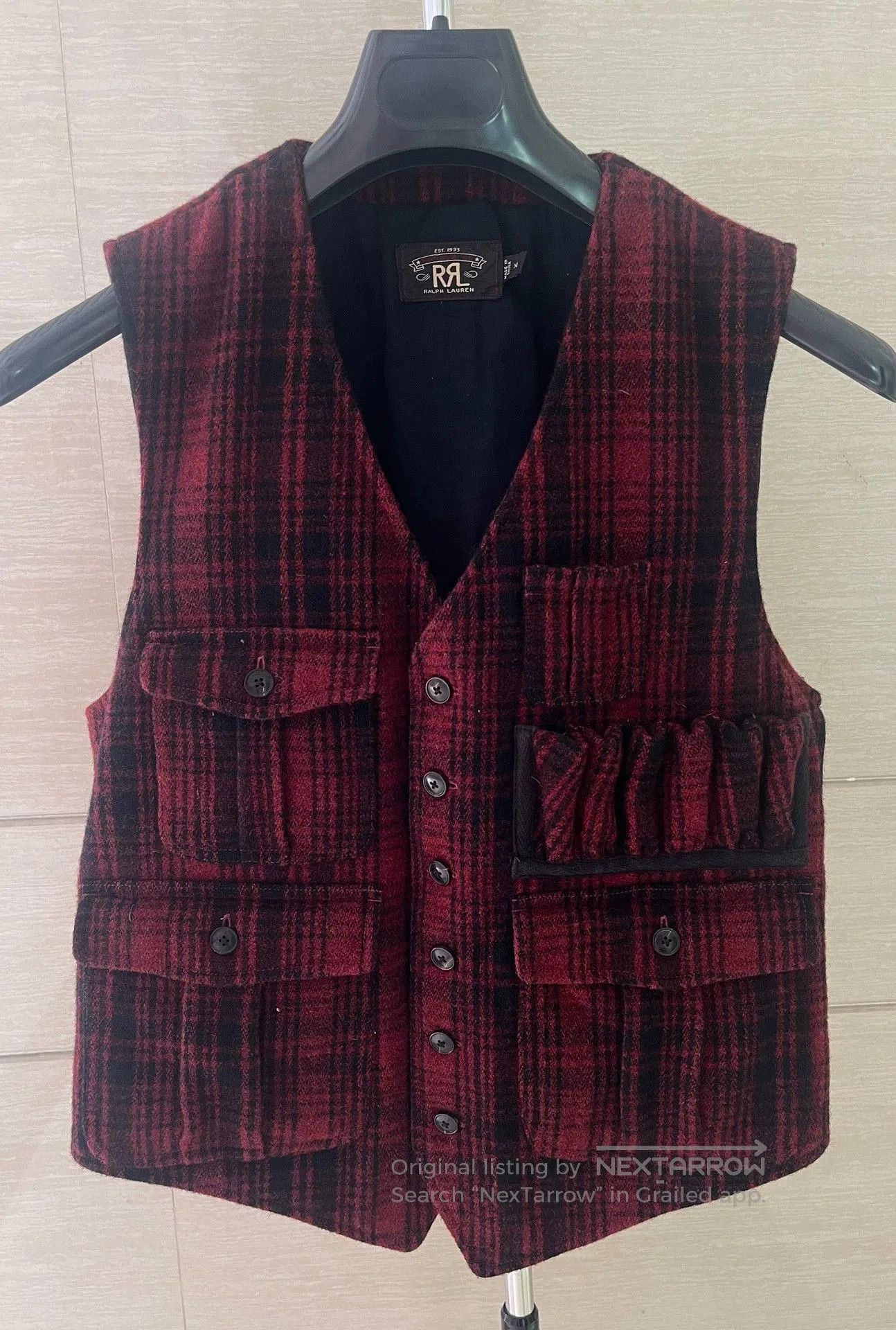 RRL Ralph Lauren RRL Limited Edition Buffalo Plaid Vest. Size US M / EU 48-50 / 2 - 1 Thumbnail