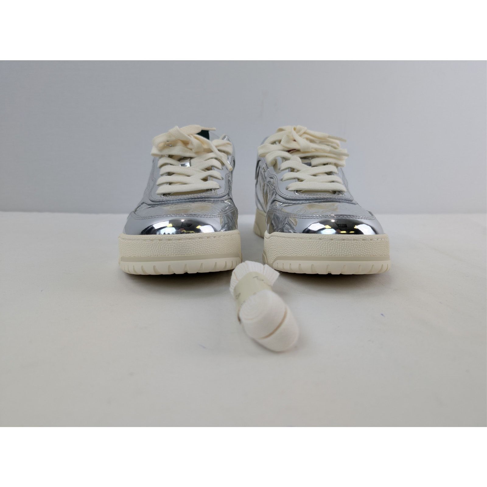 Gucci o1rshd1 Re-Web Sneaker in Glam Mirror / Glow Silver / Silver Size US 10 / EU 43 - 9 Thumbnail