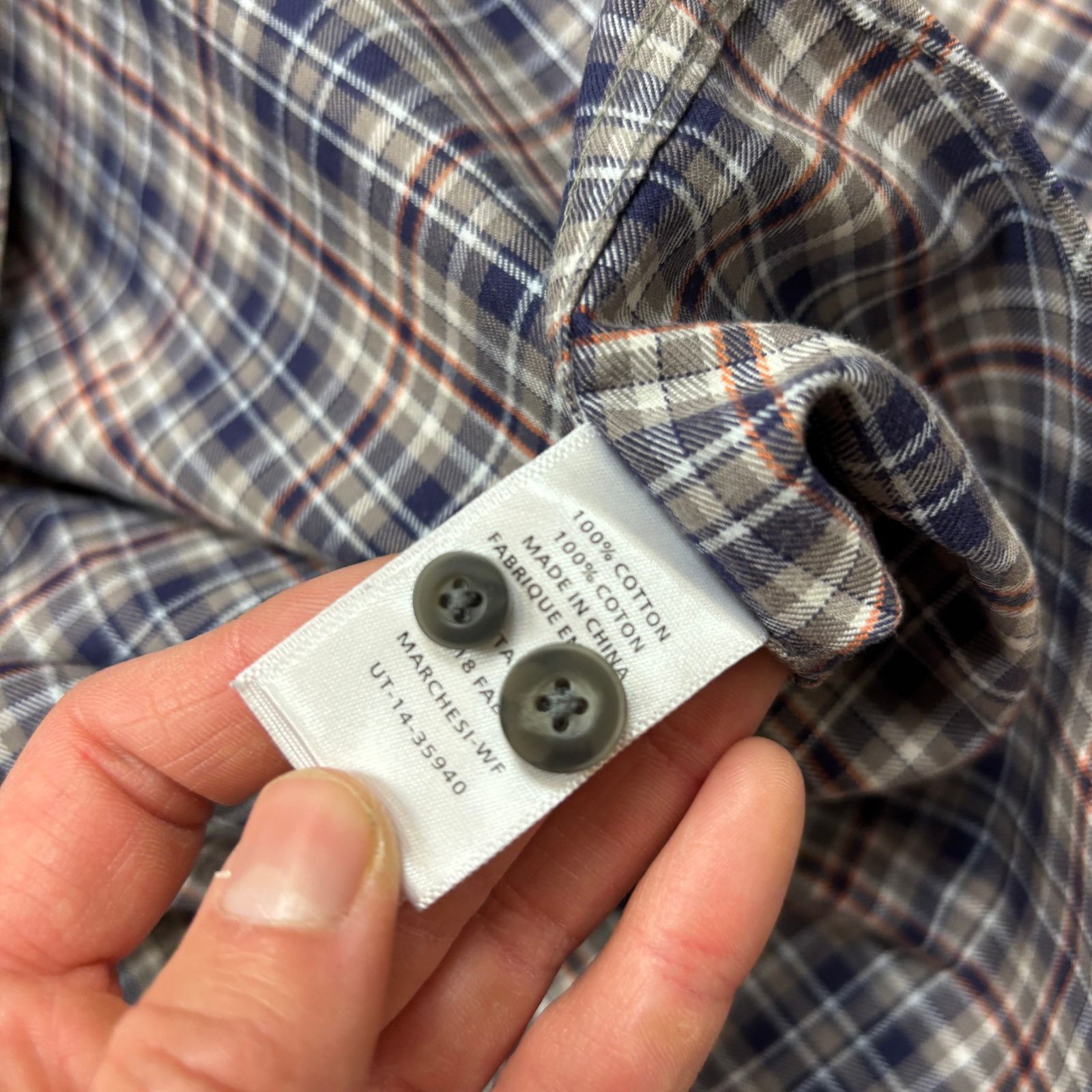 UNTUCKit Untuckit Marchesi Slim Fit Wrinkle Free Button Shirt Men's L Size US L / EU 52-54 / 3 - 9 Thumbnail