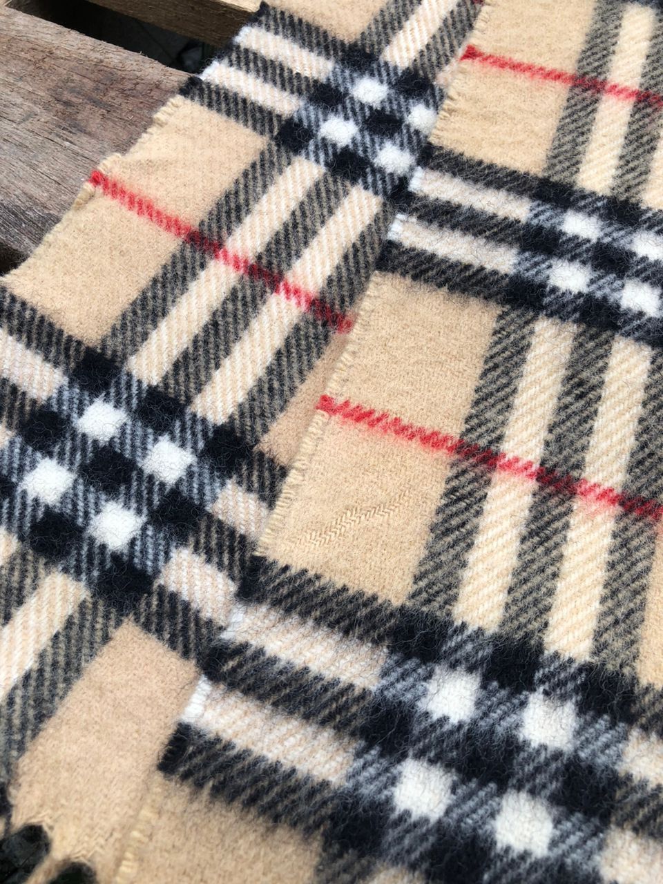 Burberry × Vintage Vintage 90s Burberrys Nova Check Oversized Scarves/Muffler Size ONE SIZE - 8 Thumbnail