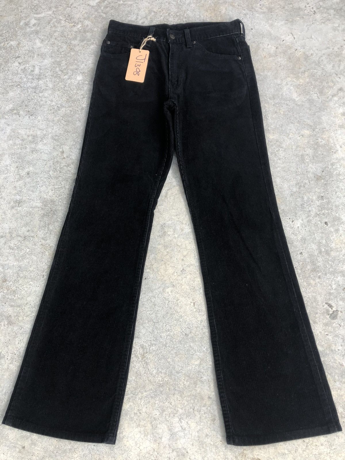 If Six Was Nine Vintage 90s Levi’s 517 Flared Jeans Corduroy Pants Size US 29 - 2 Thumbnail