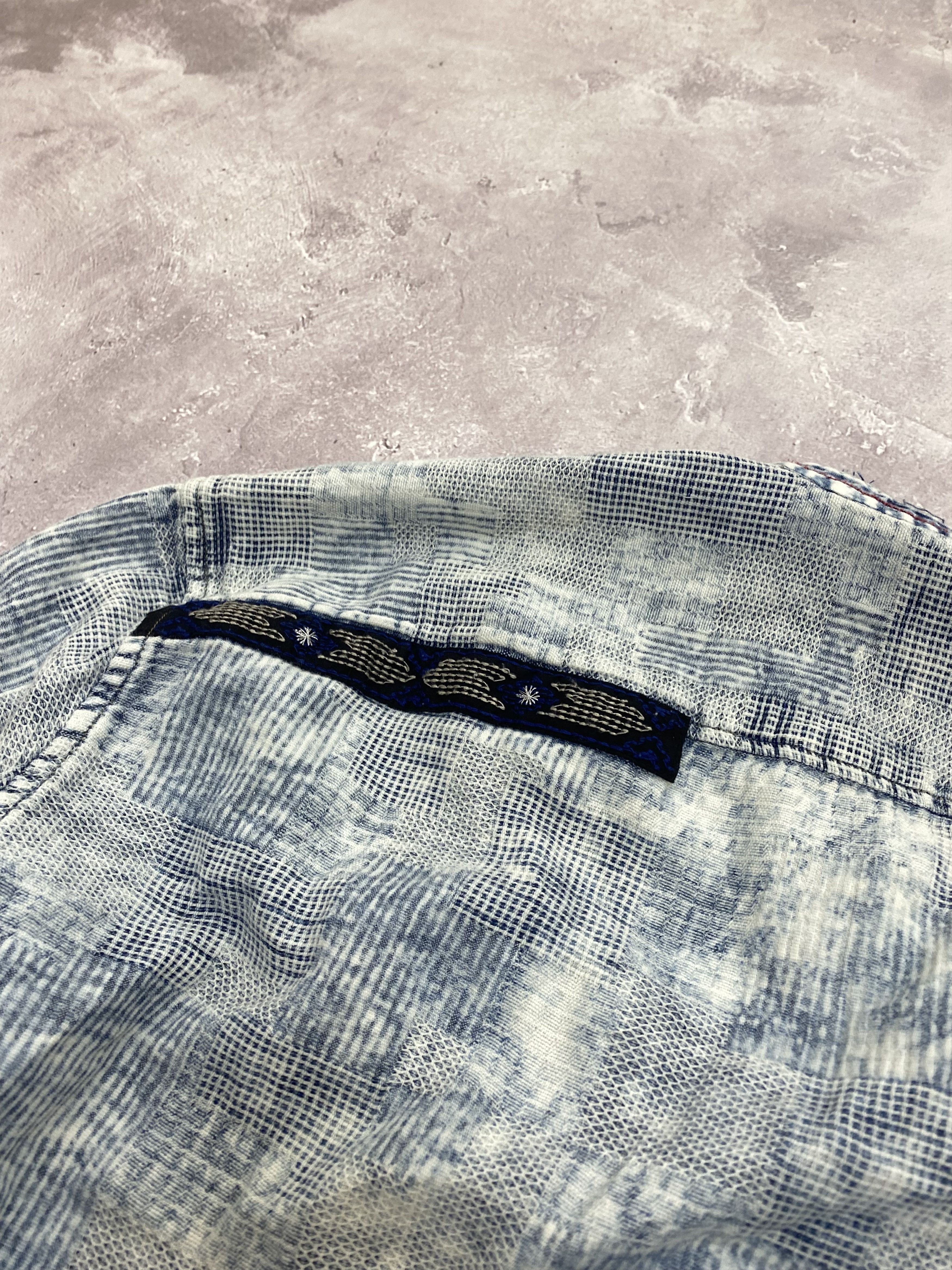 Desigual × Japanese Brand × Vintage Y2K Vintage Desigual Punk Style Longsleeve Shirt Size US M / EU 48-50 / 2 - 8 Thumbnail