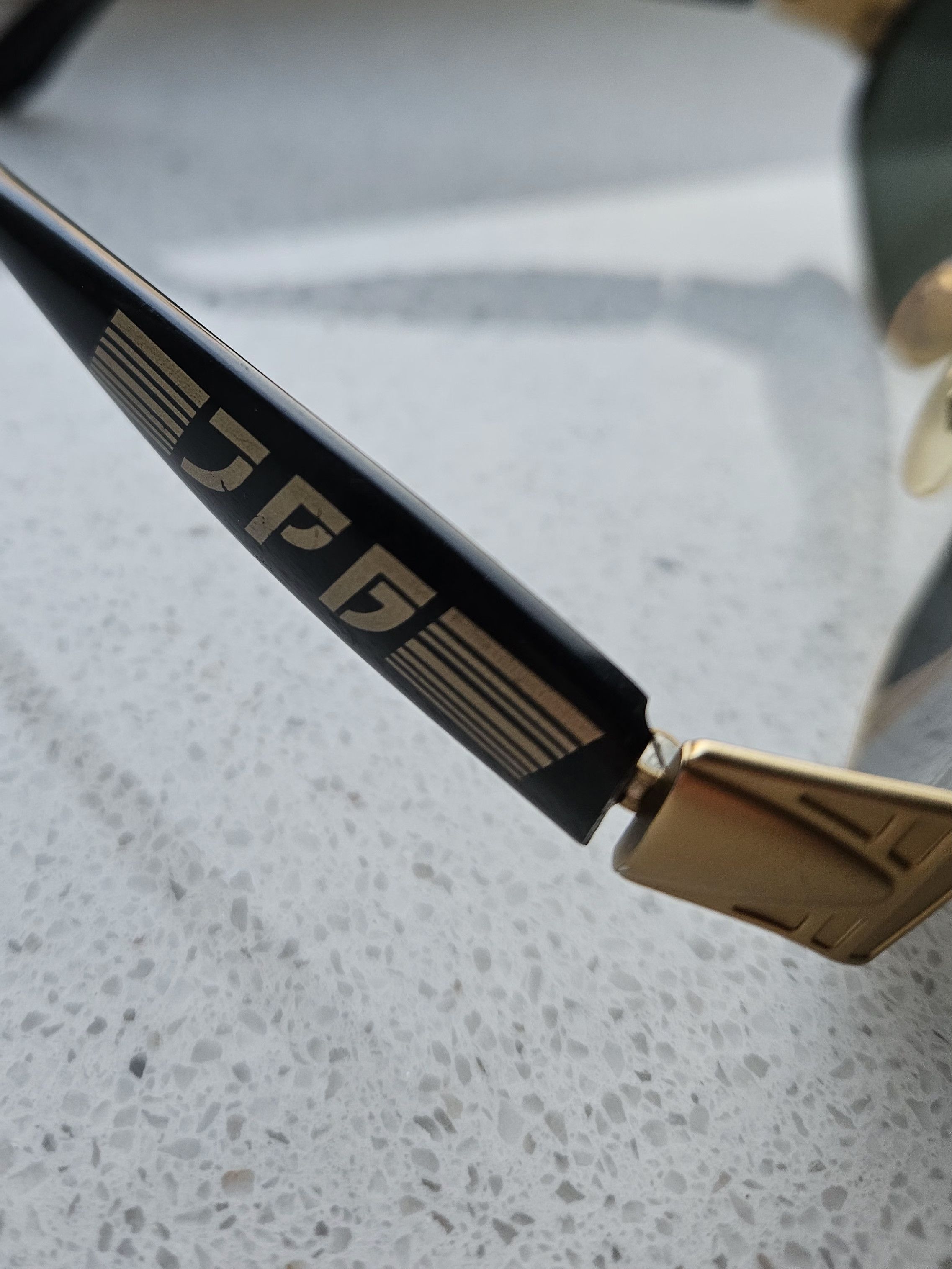 Jean Paul Gaultier Vtg Jean Paul Gaultier 58-6204 big logo oval sunglasses Size ONE SIZE - 16 Thumbnail