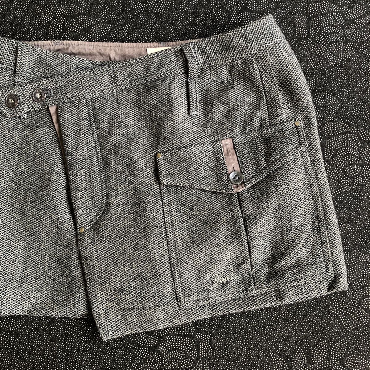 Diesel DIESEL button fly mini skirt Size 29" - 6 Thumbnail