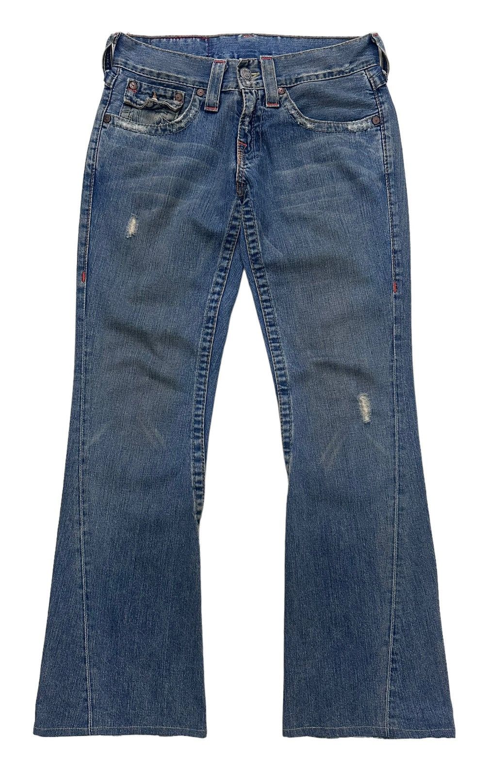 🇯🇵 TRUE RELIGION Super Flared Lowrise Rugged Jeans