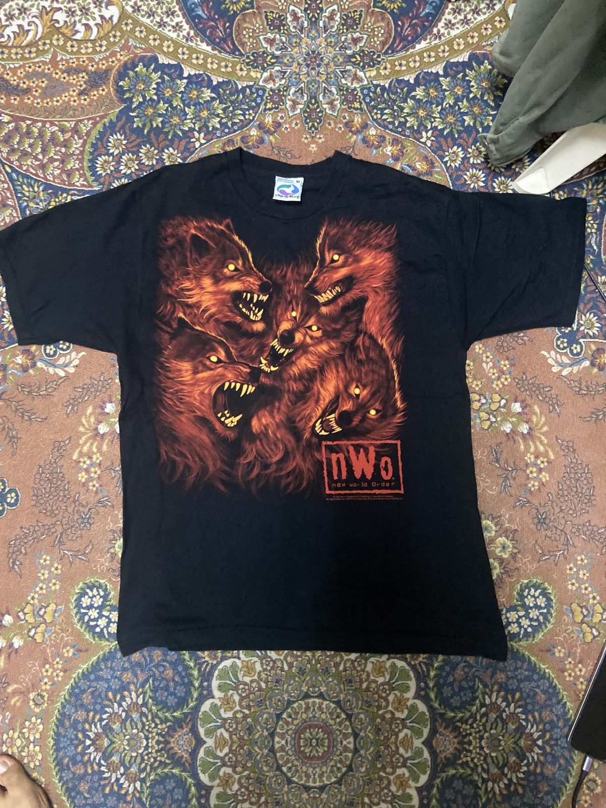 Liquid Blue Vintage 1998 Liquid Blue NWO Wolf Pack Tee Size US M / EU 48-50 / 2 - 1 Thumbnail