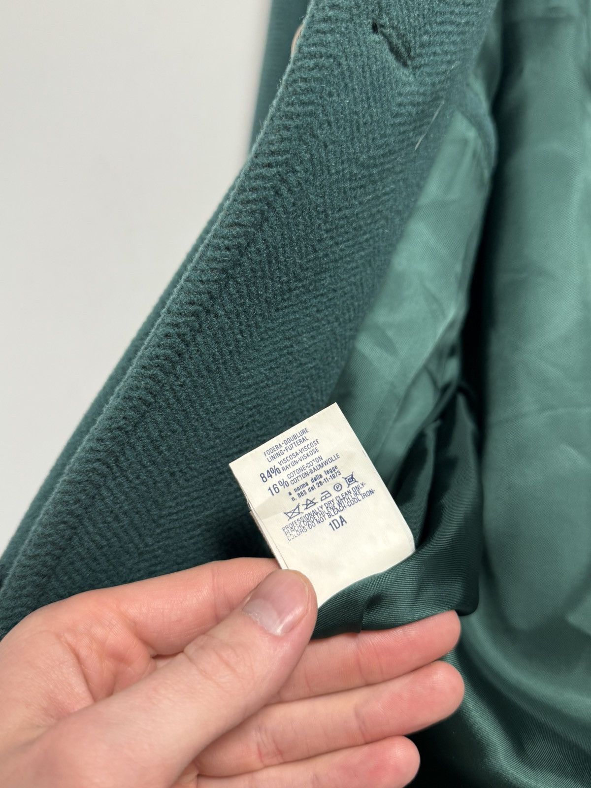 Versace Versace Coat Men’s Green Wool Luxury Coats Size US L / EU 52-54 / 3 - 17 Thumbnail