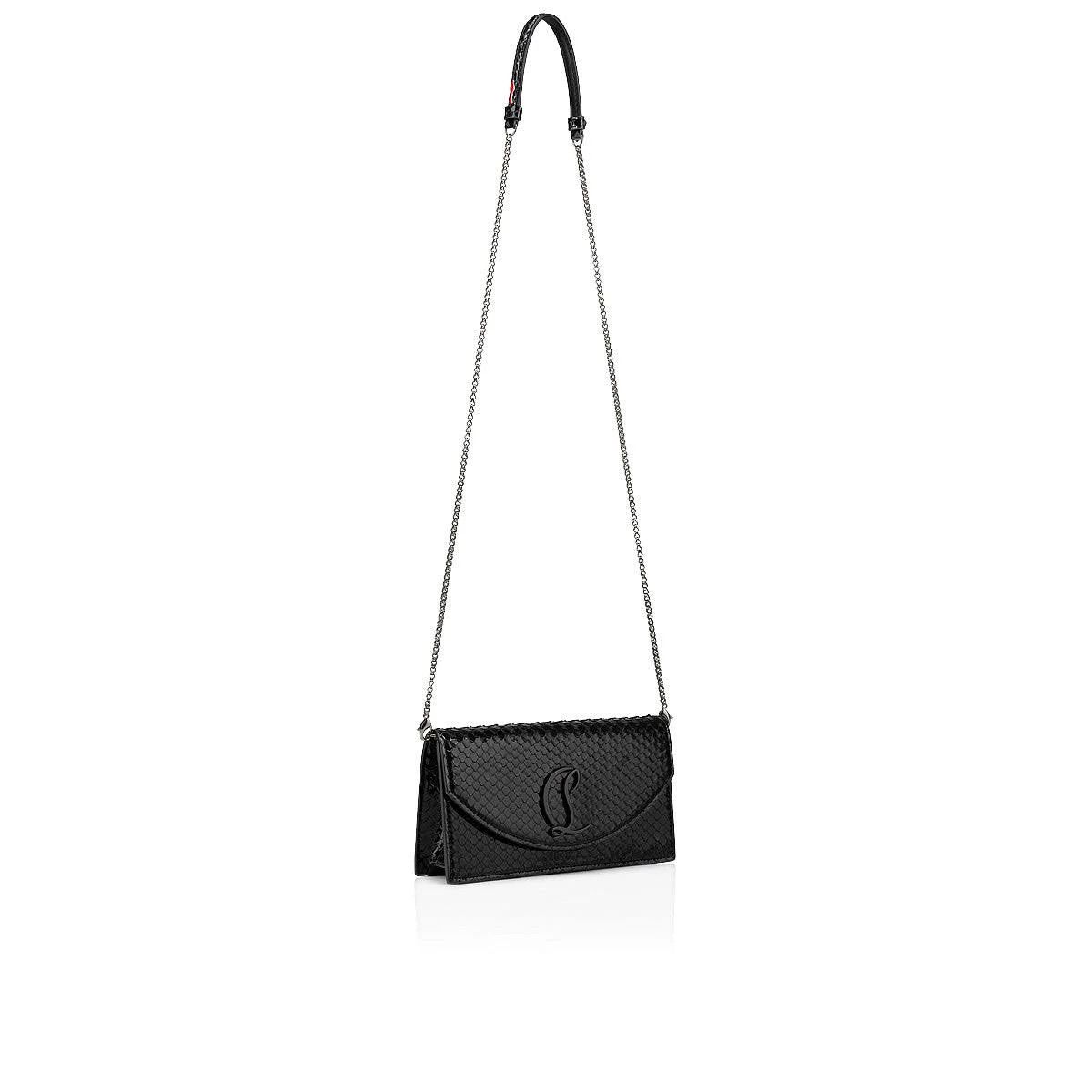 Christian Louboutin o1s1wg111124 Size: OS / Patent Clutch Bag in Black Size ONE SIZE - 3 Thumbnail