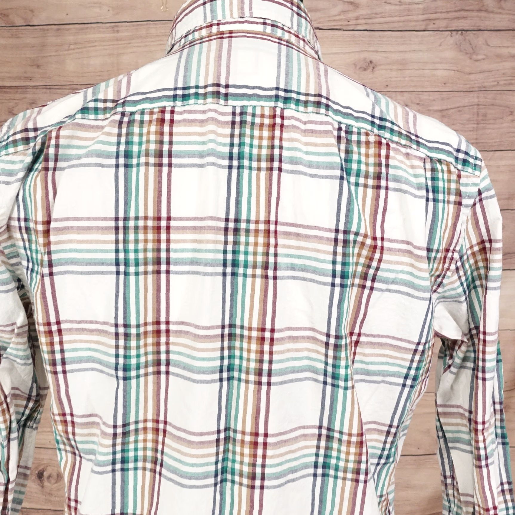 Gap GAP SLIM FIT MULTICOLOR CHECK BUTTON DOWN SHIRT MENS SIZE M MEDIUM Size US M / EU 48-50 / 2 - 5 Thumbnail