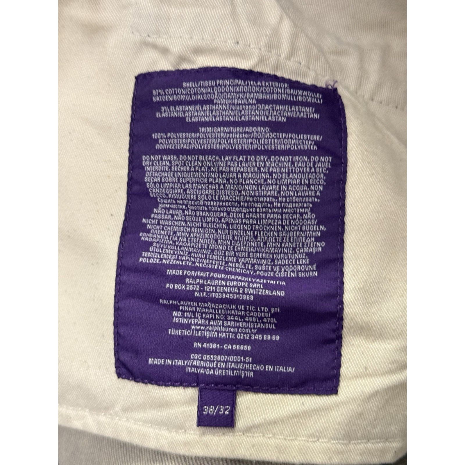 Ralph Lauren Purple Label $795 Ralph Lauren Purple Label Slim Fit Faded Grey Stretch Size US 38 / EU 54 - 3 Thumbnail