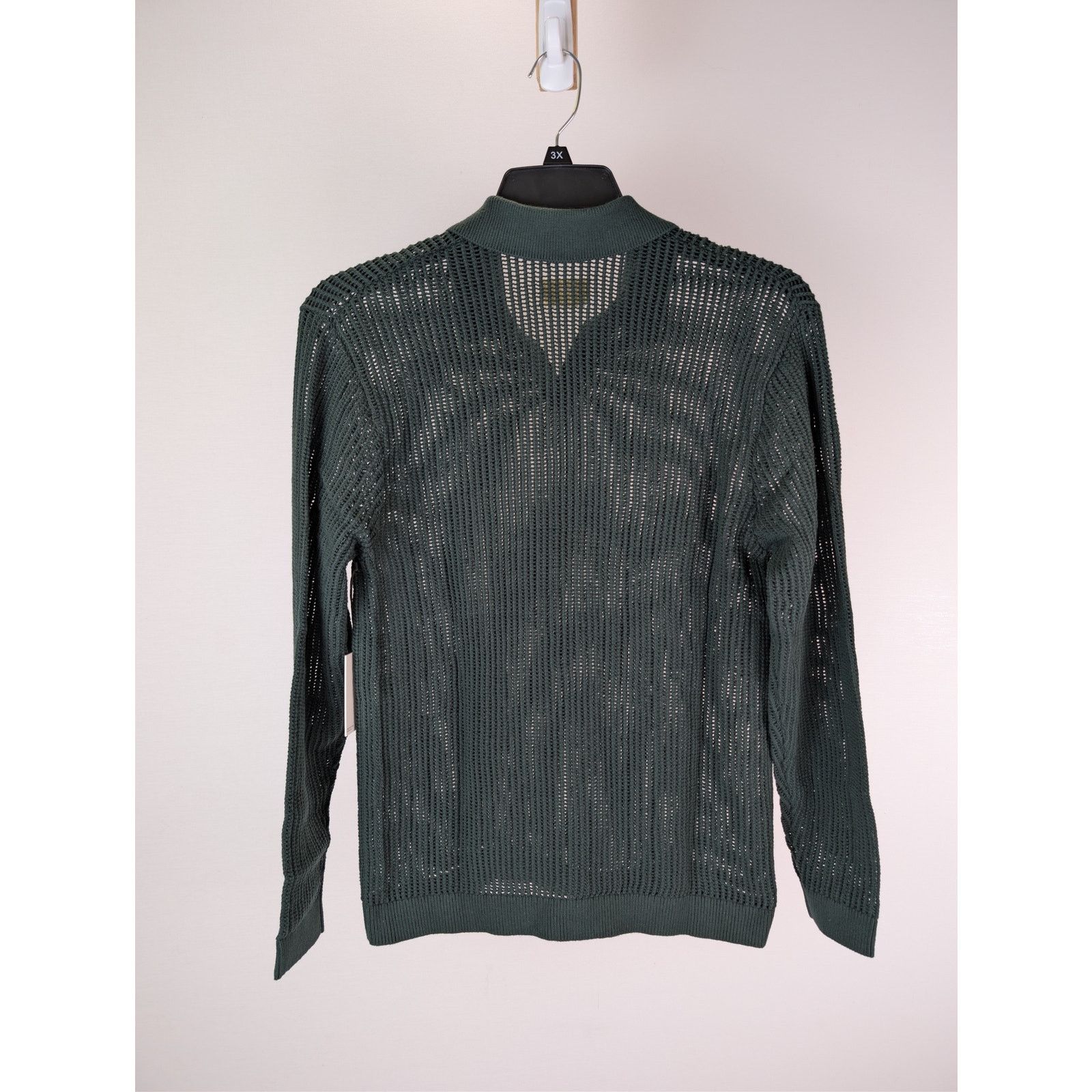 Aime Leon Dore o1rshd1 Long Sleeve Mesh Polo Shirt in Scarab Green Size US S / EU 44-46 / 1 - 10 Thumbnail