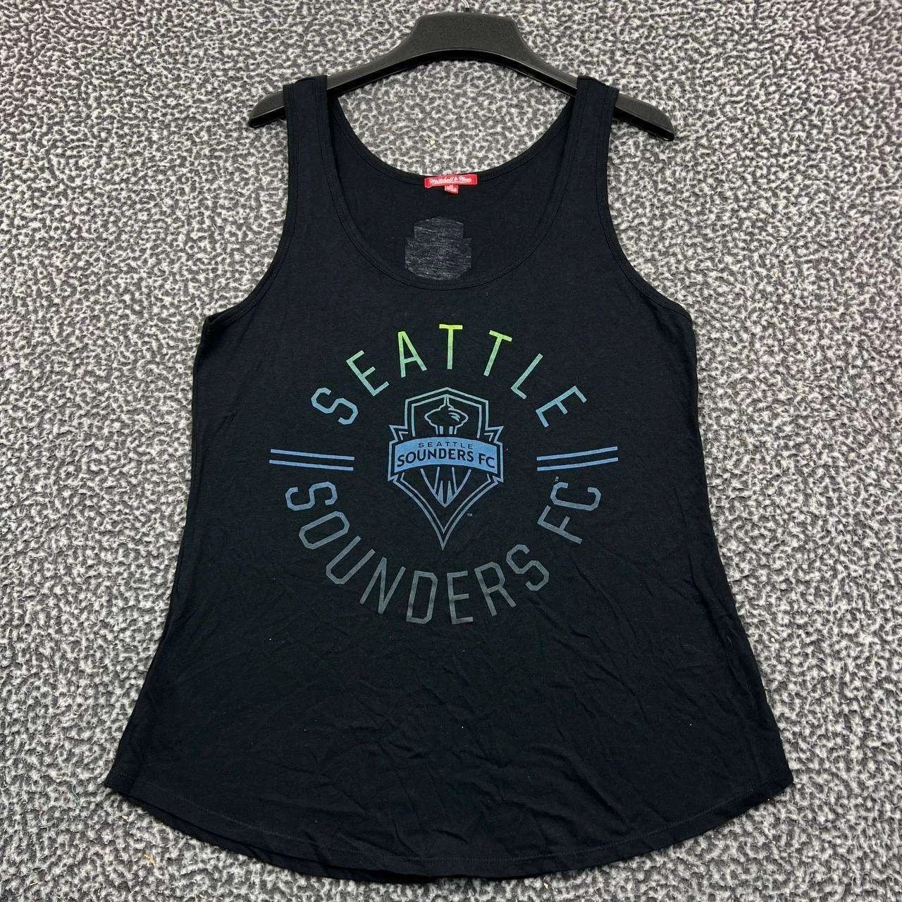 Mitchell & Ness Seattle Sounders FC MLS Shirt Women Medium Black Sleeveless Size M / US 6-8 / IT 42-44 - 1 Thumbnail