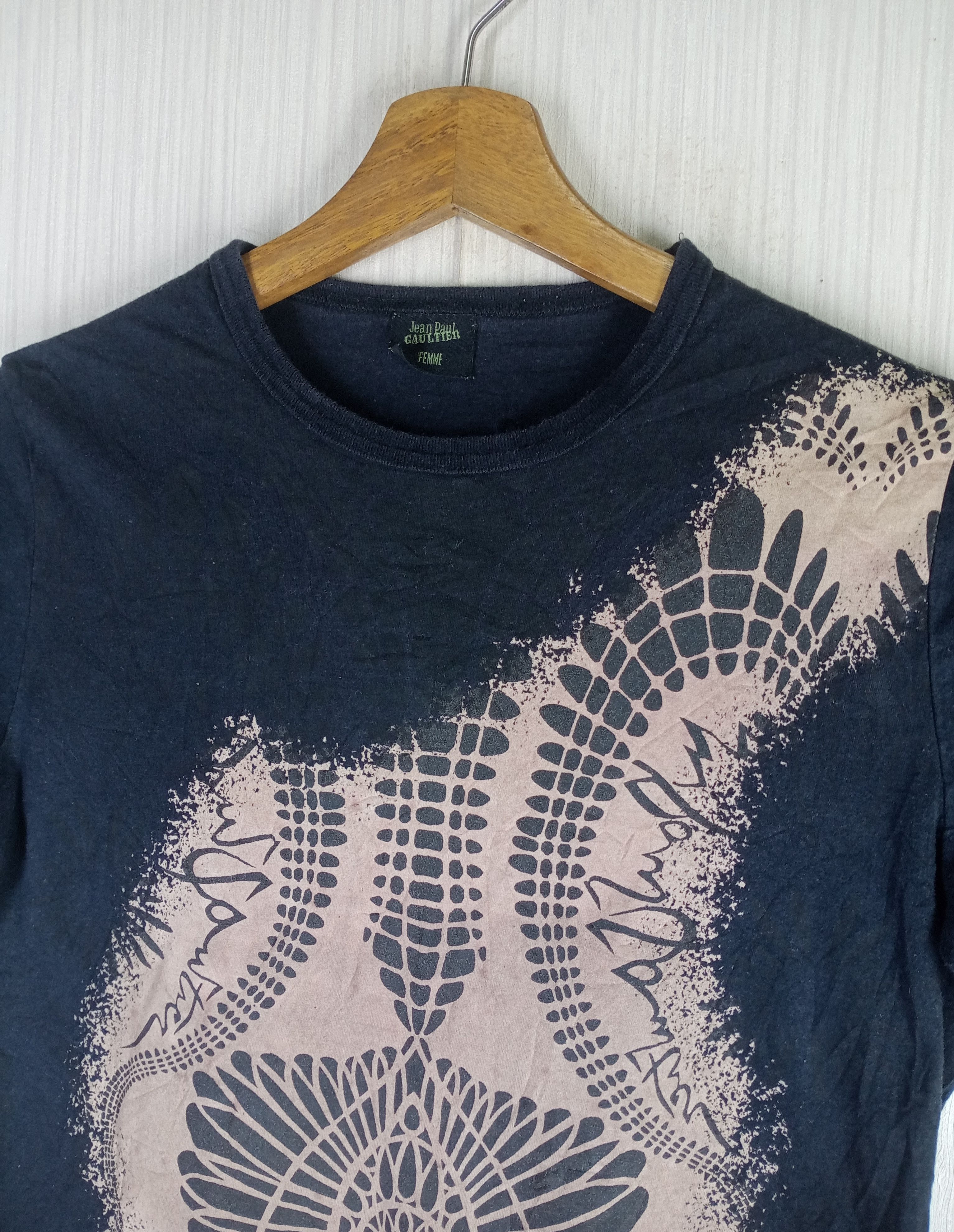 Jean Paul Gaultier Rare Jean Paul Gaultier Femme Tshirt Size S / US 4 / IT 40 - 2 Thumbnail