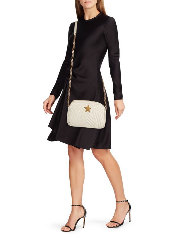 Stella McCartney Stella McCartney White Python Embossed Star Crossbody Bag Size ONE SIZE - 20 Thumbnail
