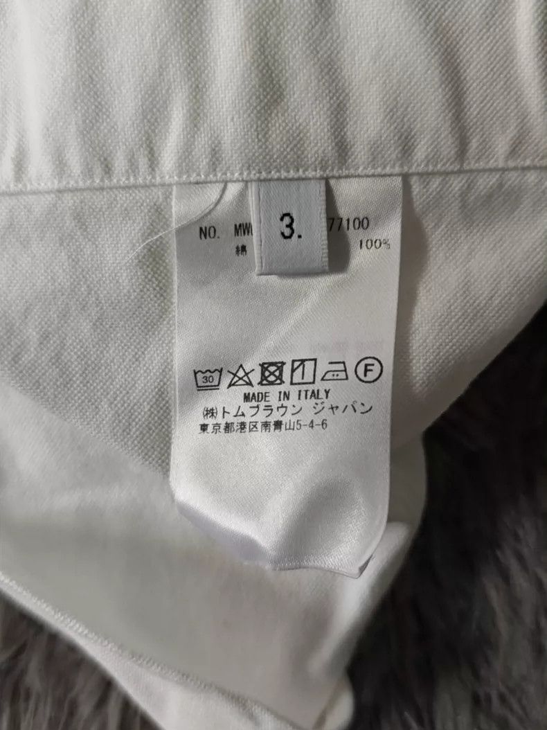 Thom Browne Thom Browne collar striped shirt Size L / US 10 / IT 46 - 4 Thumbnail