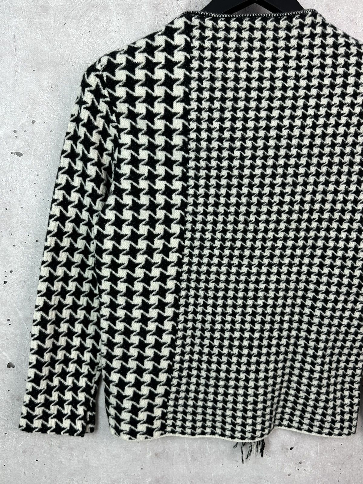 Stella McCartney Stella McCartney 2014 Runway Black White Mini Shift Sweater Size M / US 6-8 / IT 42-44 - 8 Thumbnail