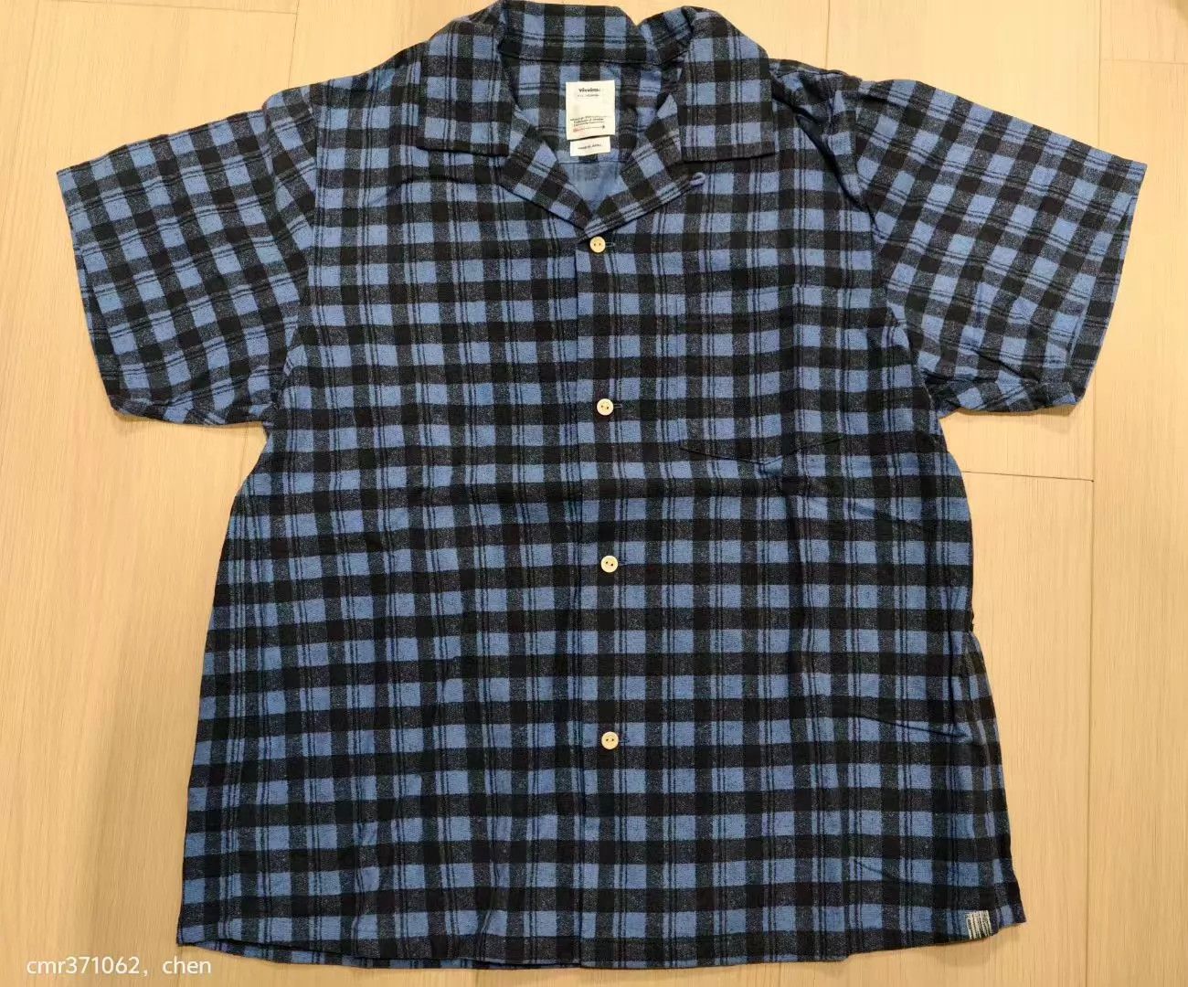 Visvim visvim 22AW Fairway Shirt Khadi Check Blue2 Size 2 Size US M / EU 48-50 / 2 - 1 Thumbnail