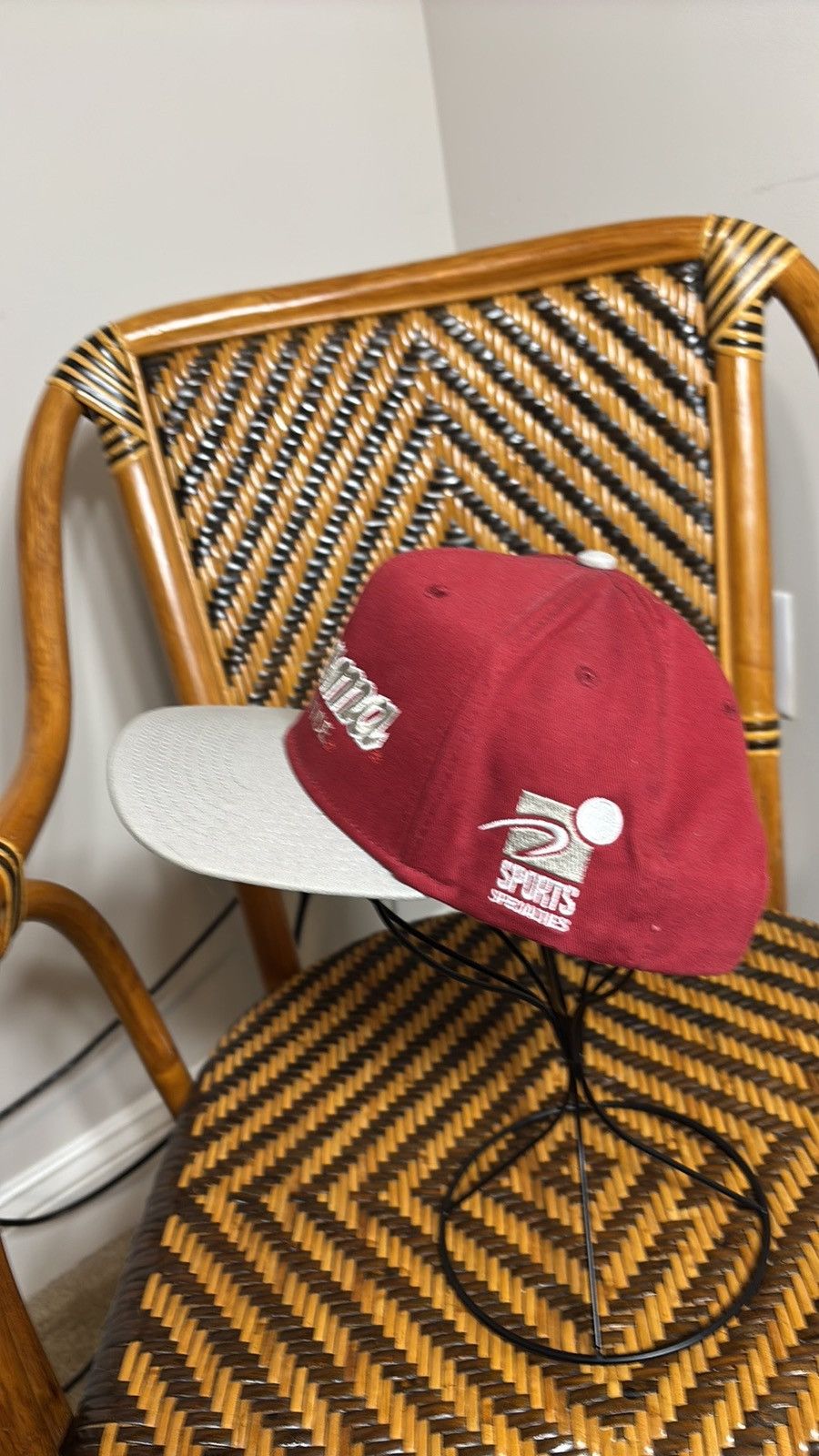 Sports Specialties VTG Sports Specialties Alabama Crimson Tide Script Snapback Size ONE SIZE - 2 Thumbnail
