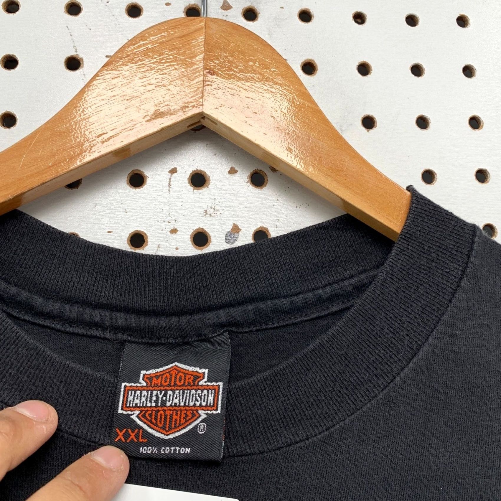 Harley Davidson VINTAGE Harley-Davidson 90th Anniversary T Shirt 2XL Black Mens Graphic Tee 90s USA Made Size US XXL / EU 58 / 5 - 3 Thumbnail