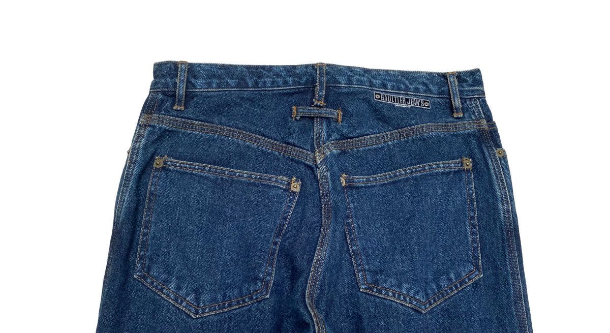 If Six Was Nine × Jean Paul Gaultier Rare Design Vintage Brand Jean Paul Gaultier Denim 1990s Size US 27 - 4 Thumbnail
