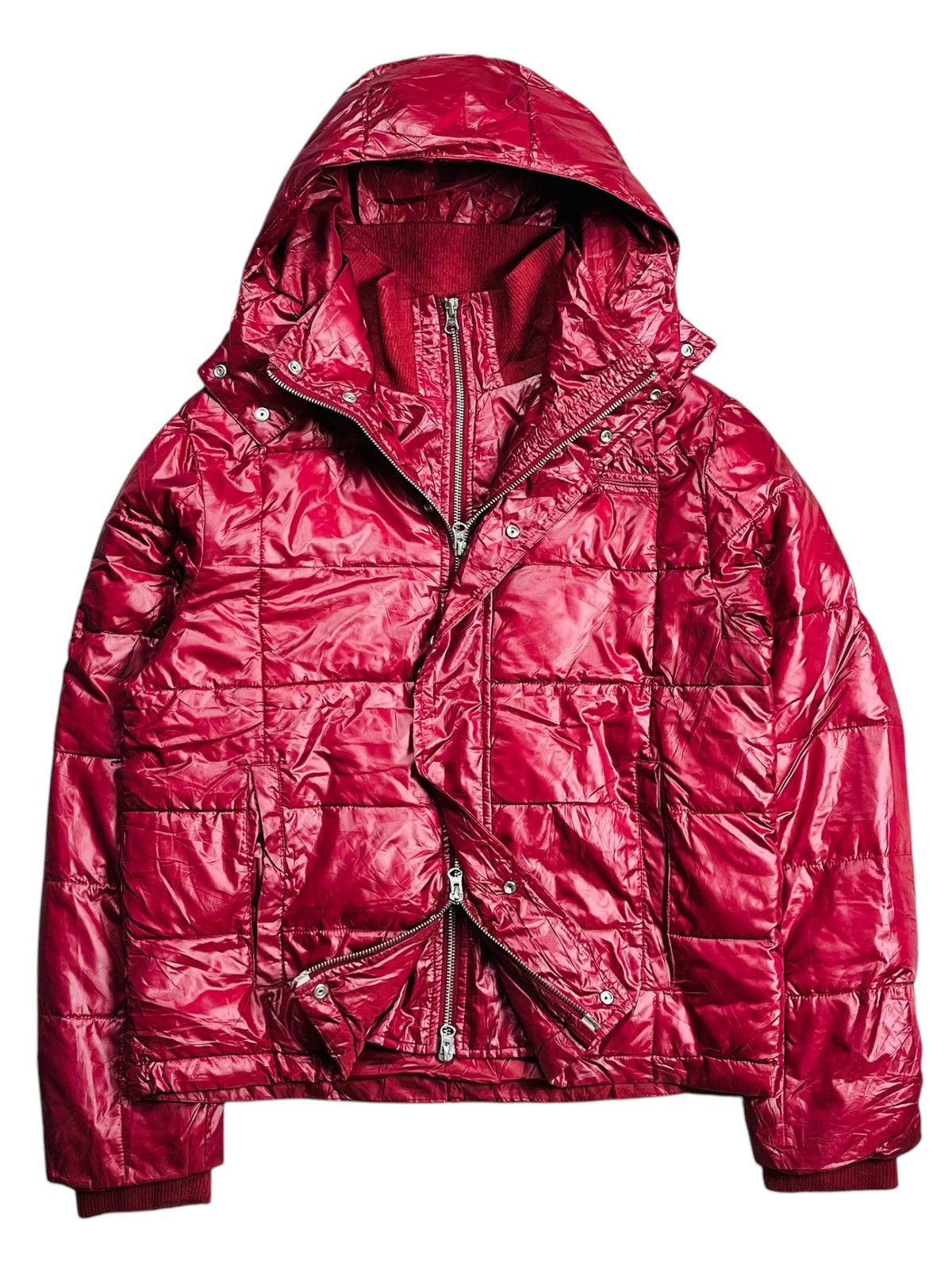 BUFFALO BOBS 2000s Hitmaker - Vkei Style Puffer Jacket Size US M / EU 48-50 / 2 - 2 Thumbnail