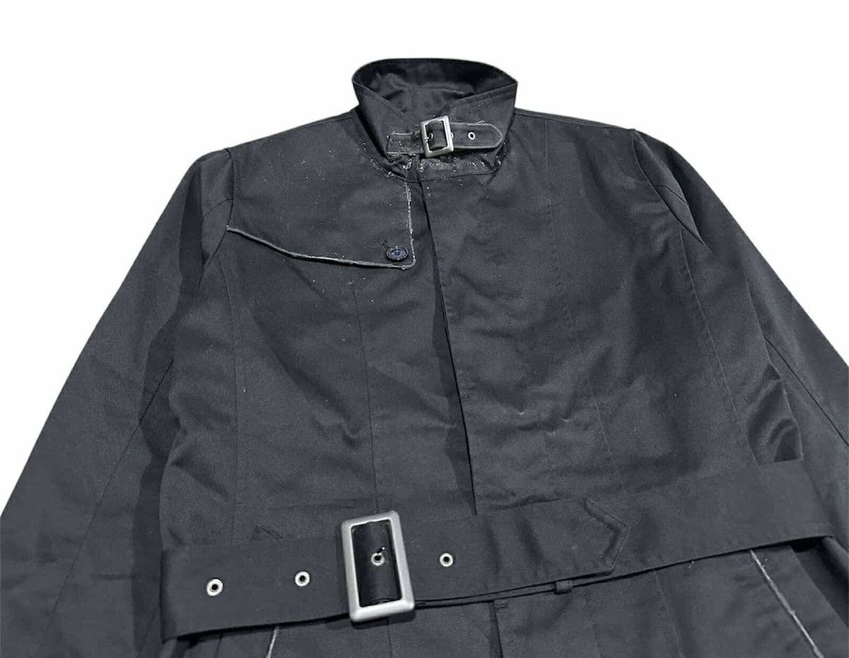 Japanese Brand × Mossimo × Vintage 🔥Sick Y2K Vintage Mossimo Trench Coat Jacket Bondage Belted Size US M / EU 48-50 / 2 - 5 Thumbnail