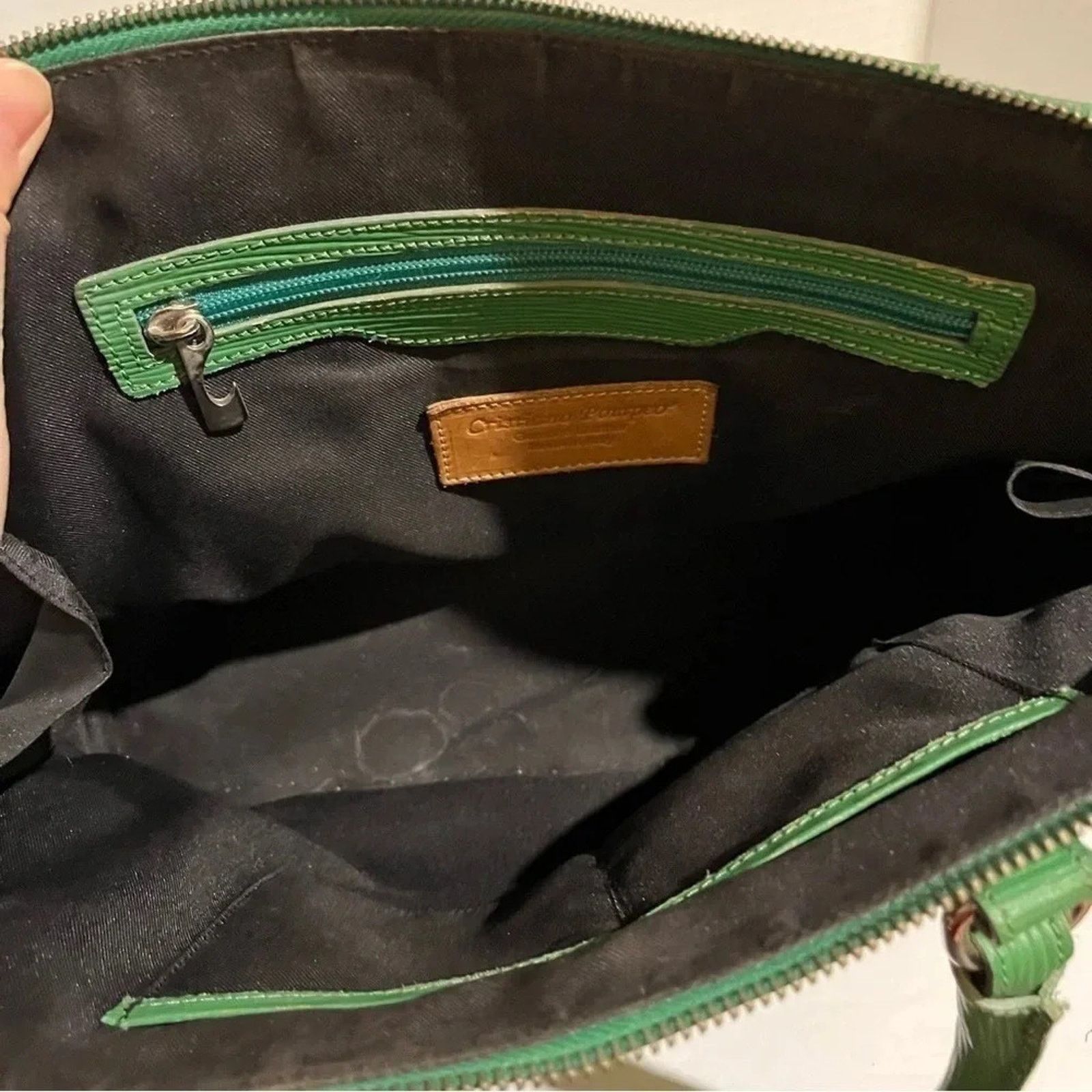 Other Cristiano Pompeo Handbag Purse Alma Green Made In Italy Size ONE SIZE - 8 Thumbnail