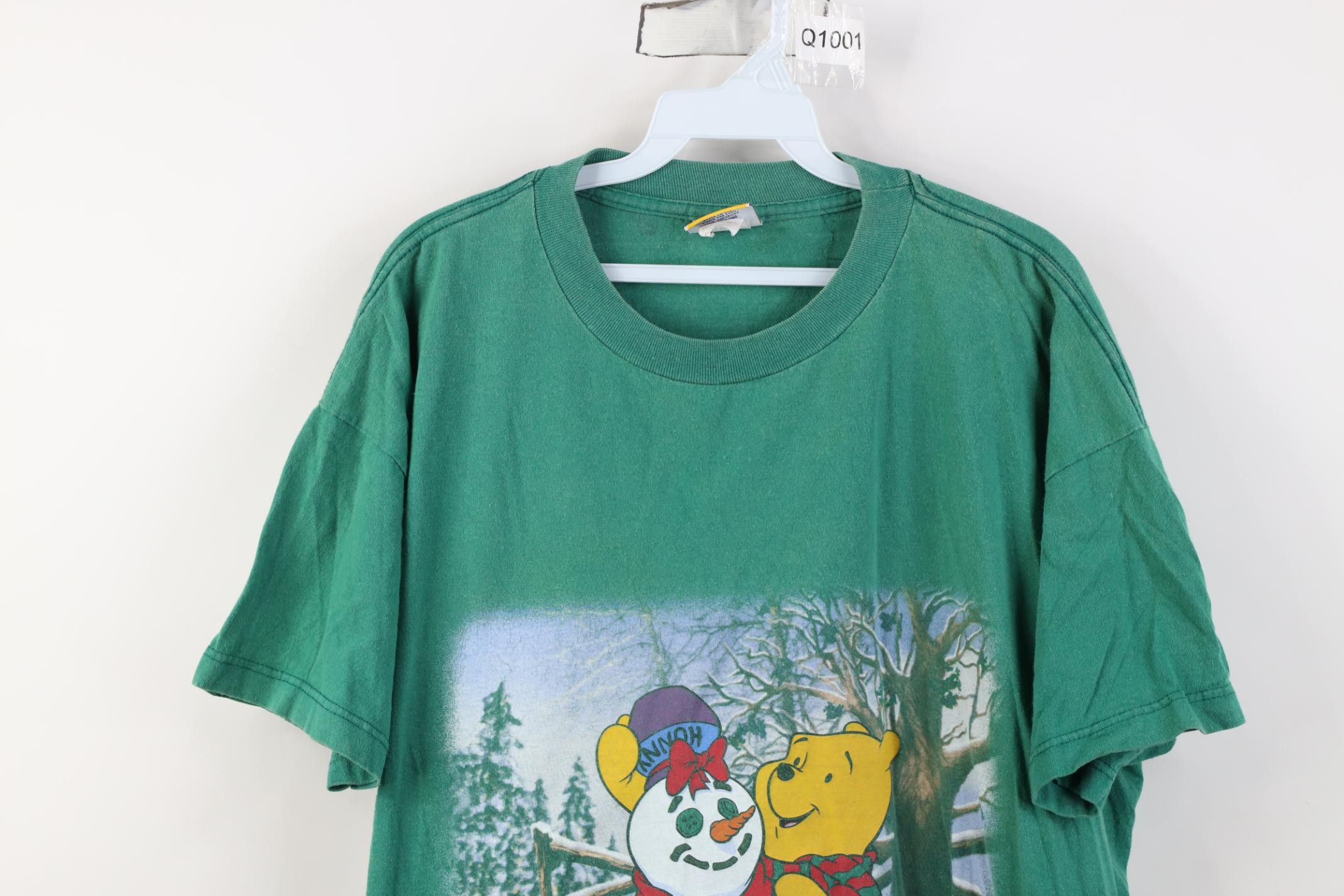 Disney Vintage Y2K 2000 Disney Winnie the Pooh Sleep T-Shirt Nighty Size US L / EU 52-54 / 3 - 2 Thumbnail