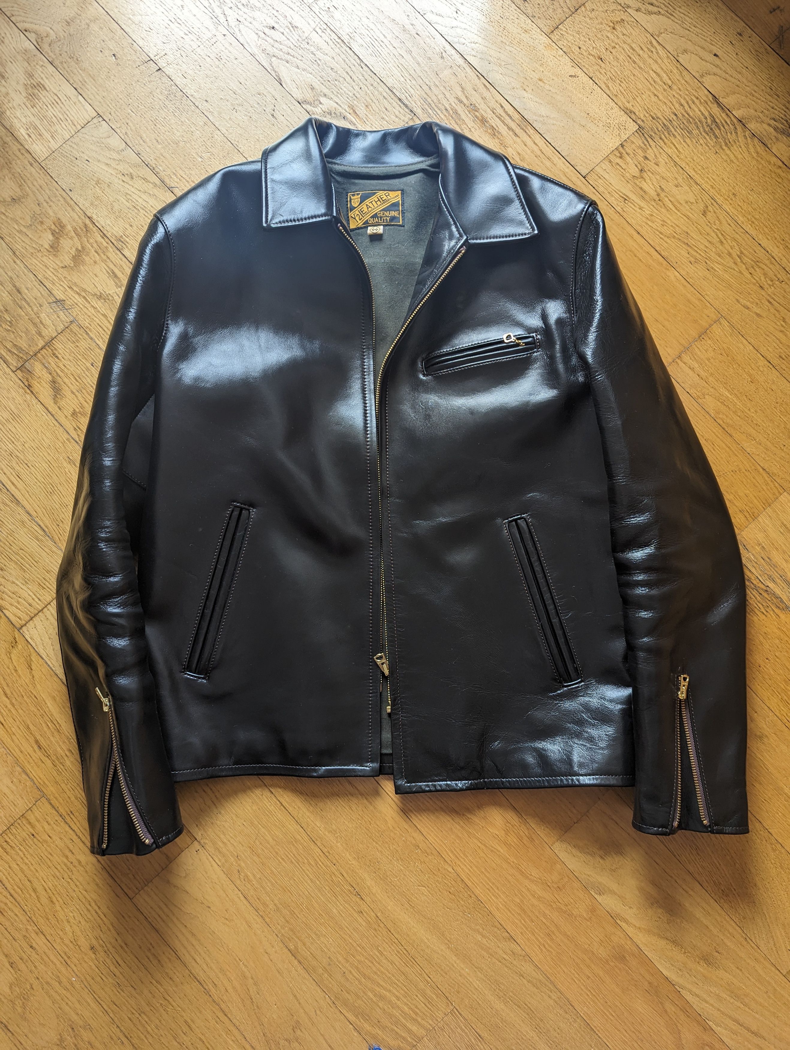 ジャケット・アウター 90s vintage single riders leather jacket Schott Riders Jacket 80s to 90s Biker Tag Double 34 Leather