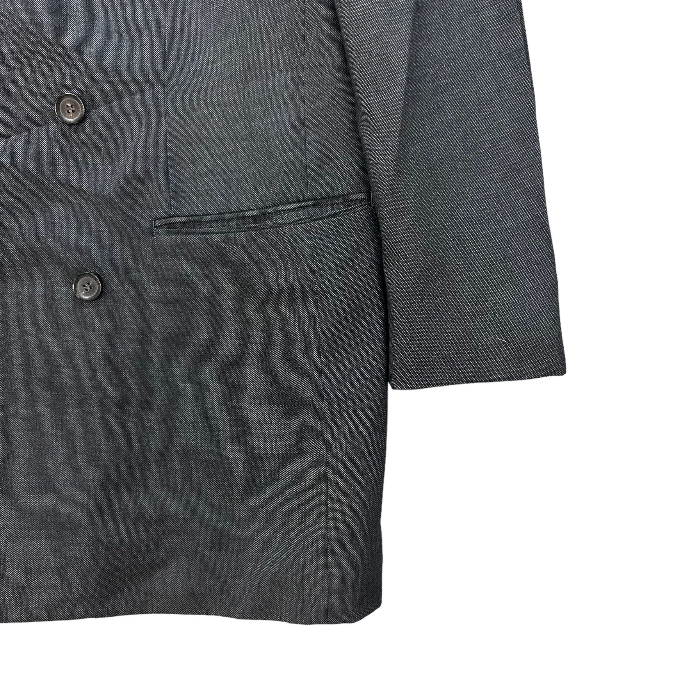 Christian Dior Monsieur CHRISTIAN DIOR DOUBLE BREASTED SUIT JACKET #8298-002 Size 44R - 5 Thumbnail