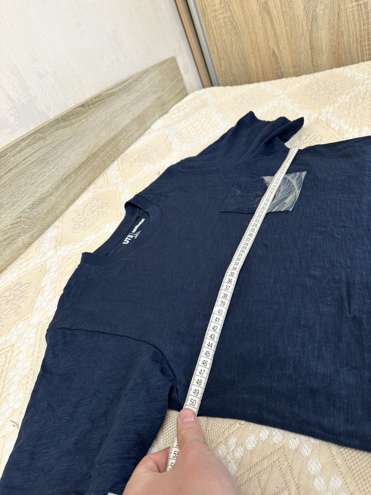 Uniqlo 🔥 Uniqlo Hokusai Blue White Great Wave SS T Shirt Kanagawa Size US M / EU 48-50 / 2 - 9 Thumbnail