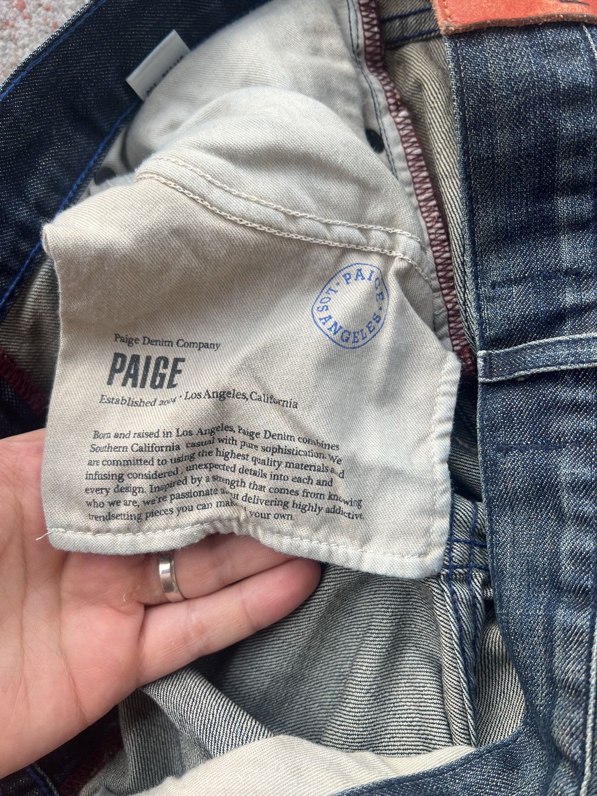 Paige Paige Denim Pants Size US 30 / EU 46 - 8 Thumbnail