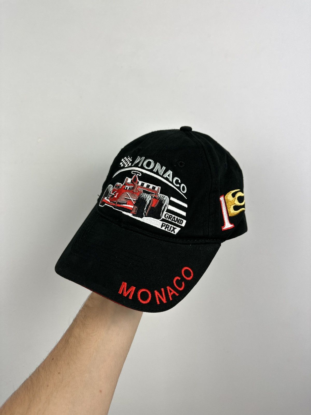 Formula 1 × Vintage 🏎️Vintage Grand Prix Monaco Racing Cap F1 NASKAR Size ONE SIZE - 1 Thumbnail